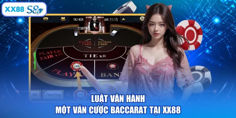 Luật vận hành một ván cược Baccarat tại XX88